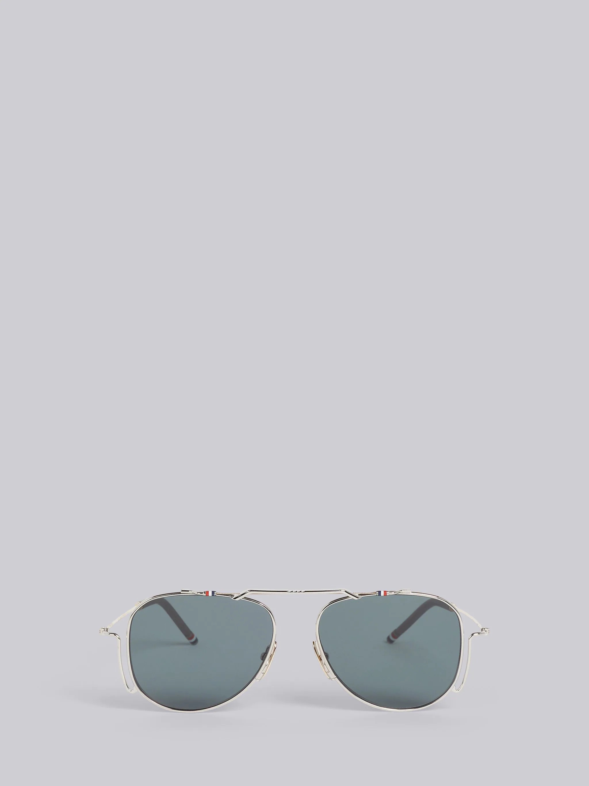 TB917 - Silver Classic Aviator Sunglasses - 1
