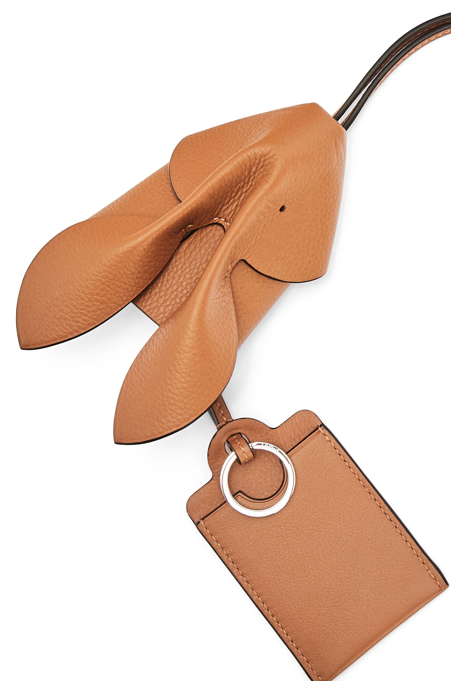 Bunny key cardholder in grained calfskin - 4