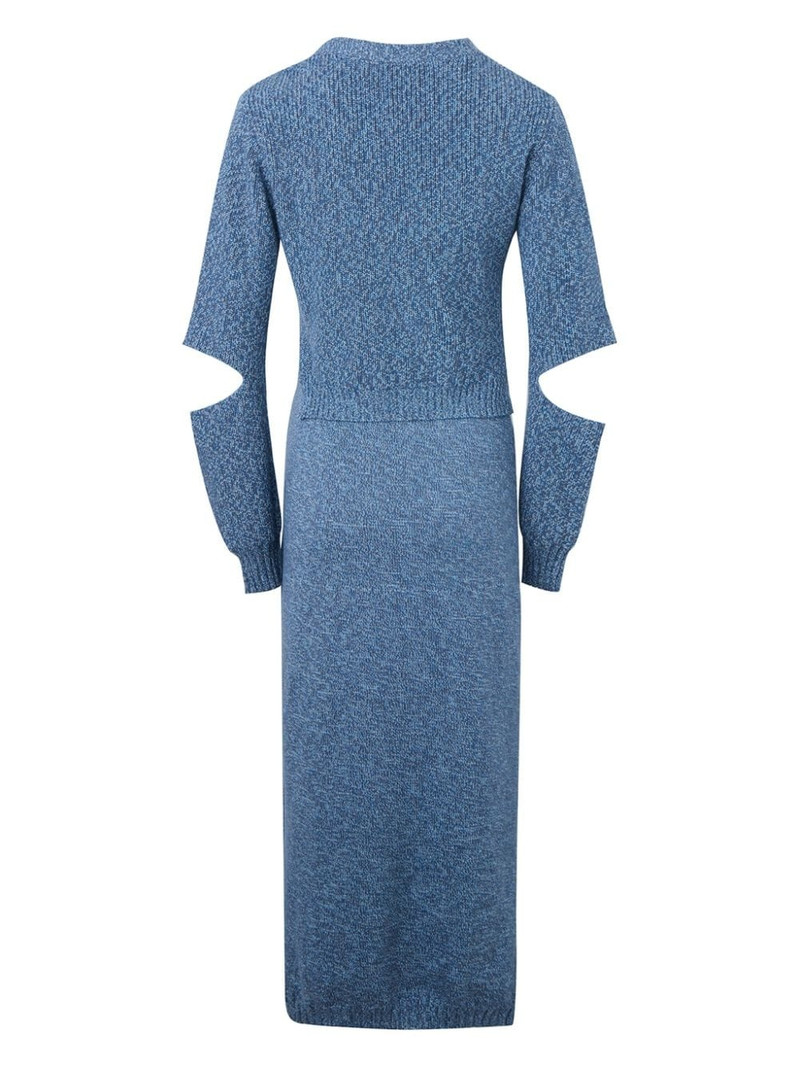 Ports 1961 cut-out knitted dress outlook