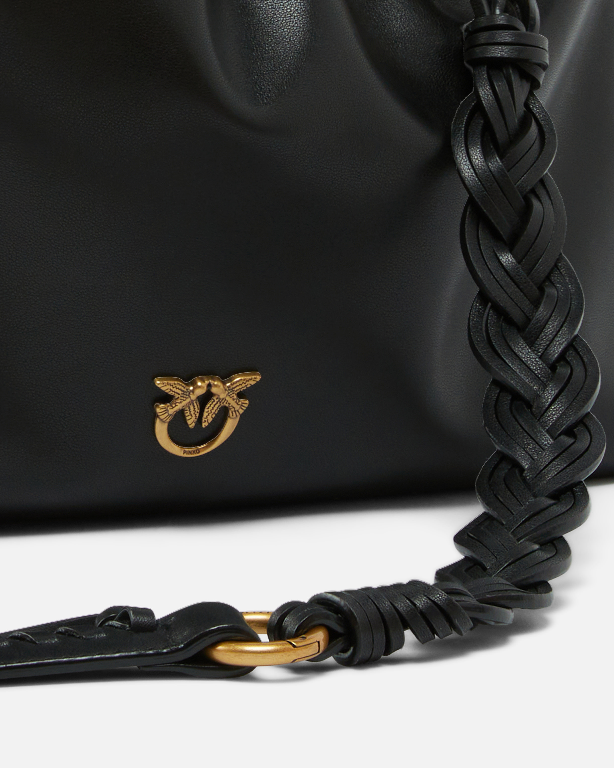 MAXI CLUTCH WITH SOFT CALFSKIN SHOULDER STRAP - 3