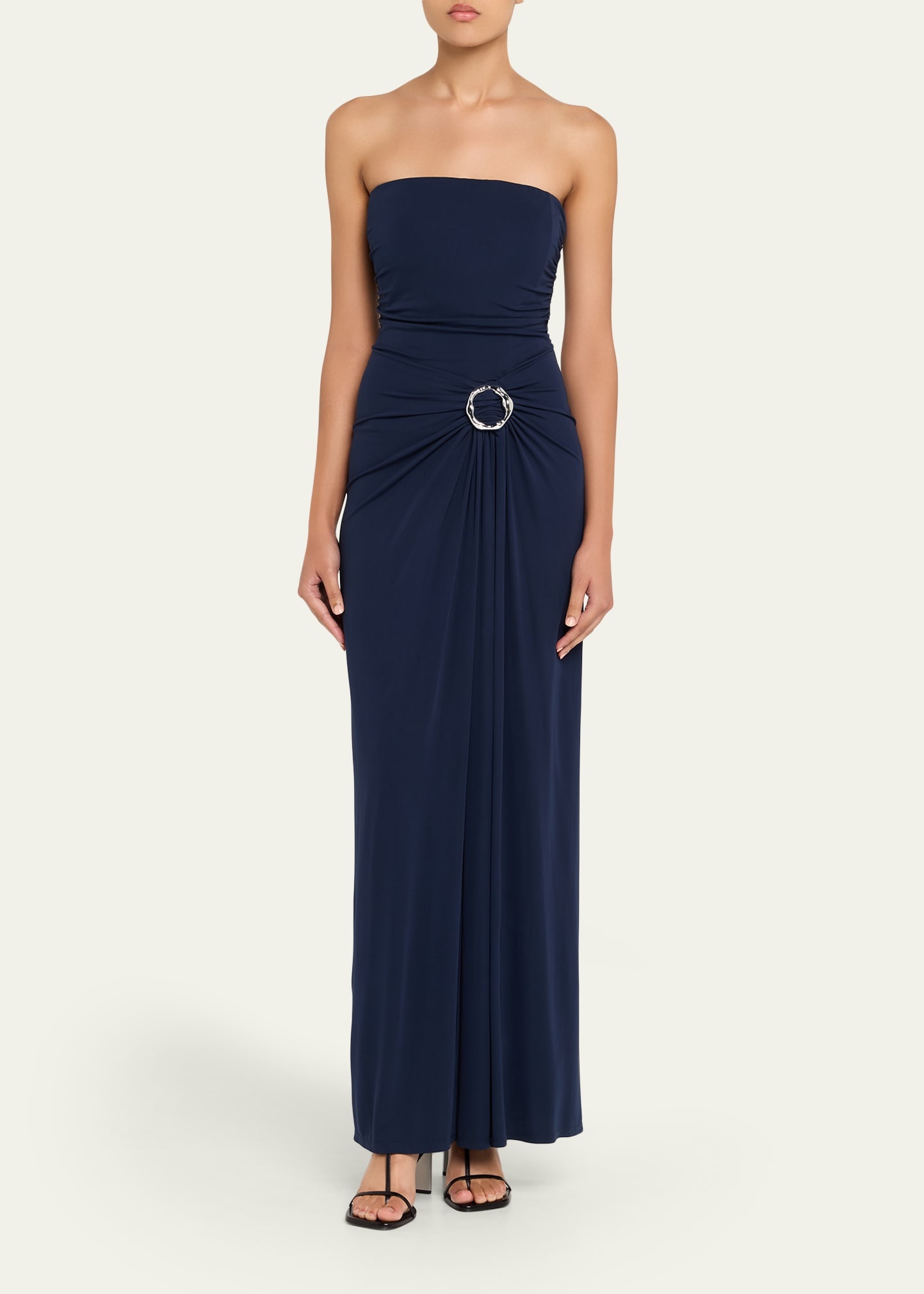 Emma Strapless Jersey Gown - 2