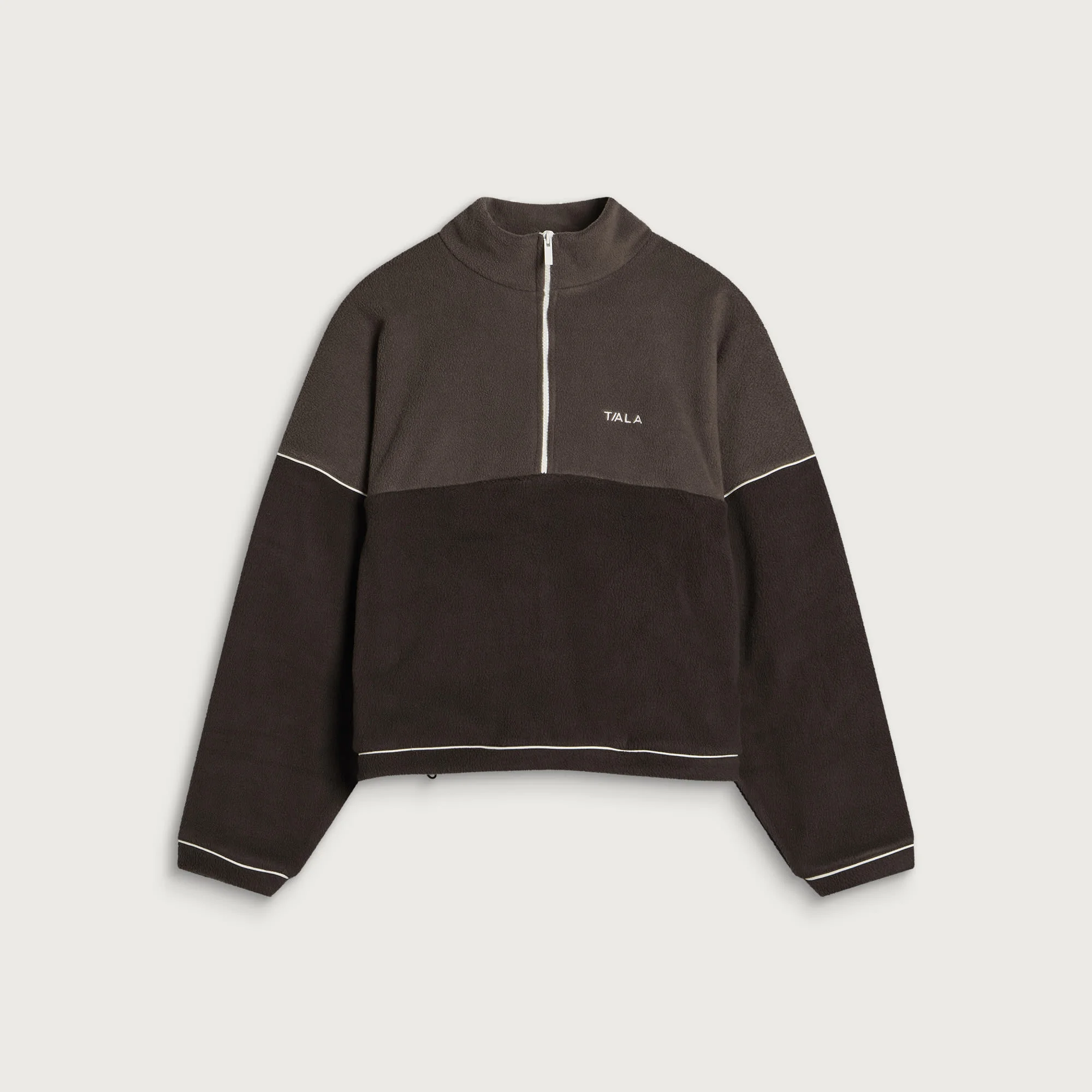 TALA 2-Tone Quarter Zip Fleece Jacket - 1