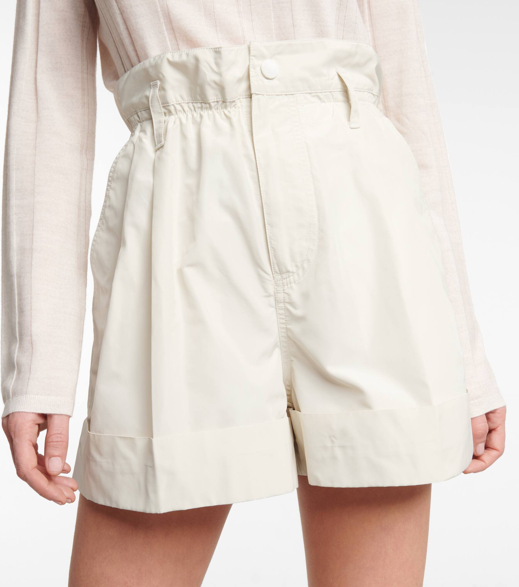 Faille paperbag shorts - 4