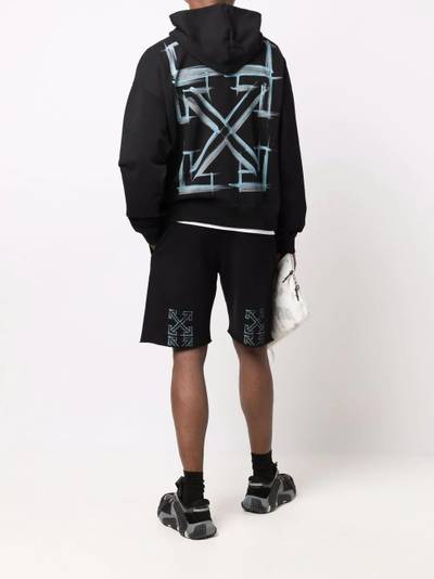 Off-White Marker Skate Arrows-logo hoodie outlook