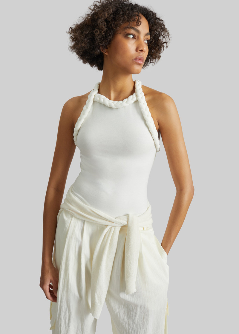 BEVZA Bevza Tisto Bodysuit - White outlook