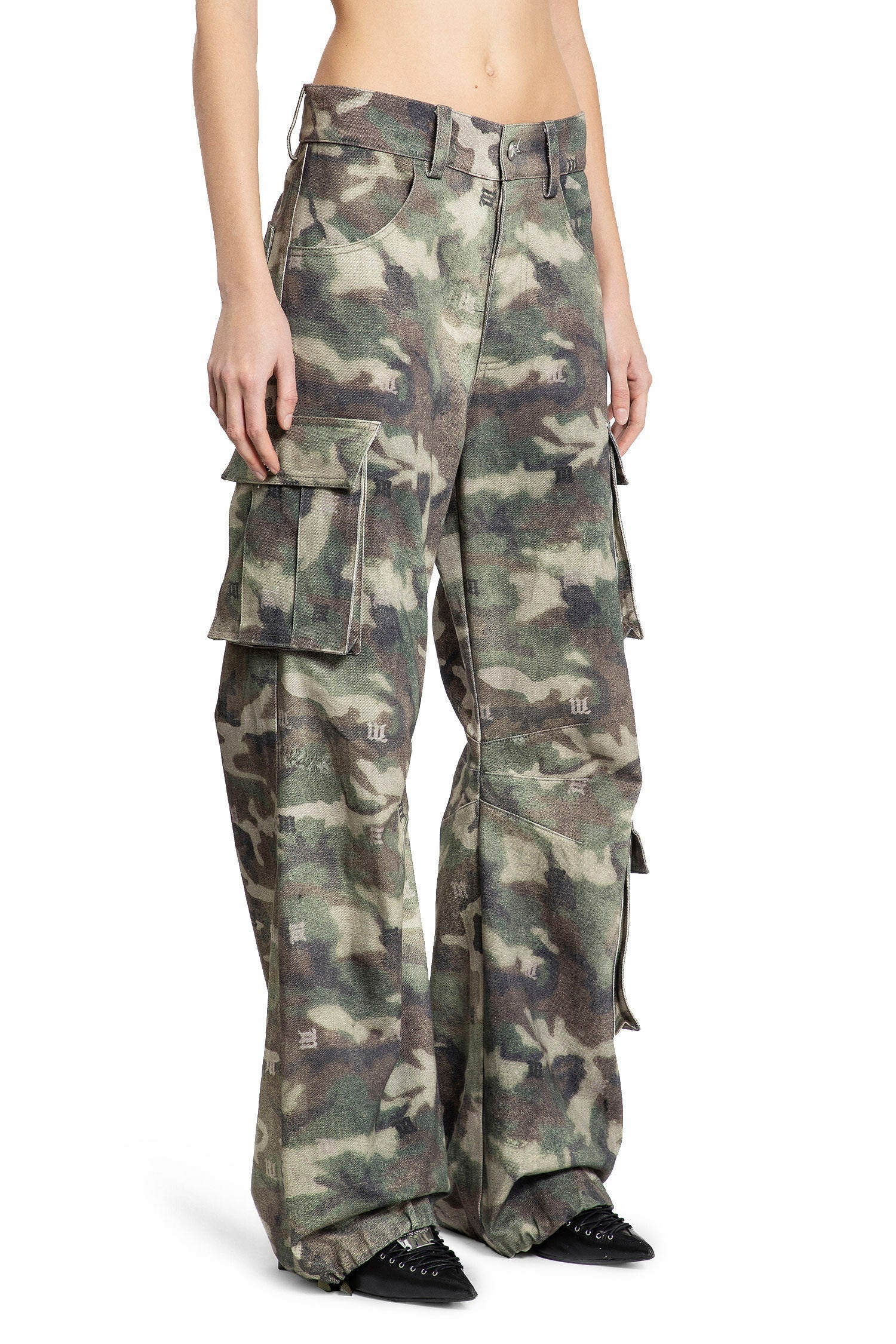 Camo-Cotton-Cargo-Trousers - 2