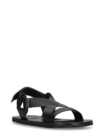 Jil Sander 10mm New Tapes leather flats outlook