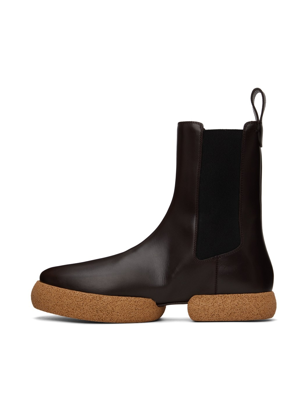 Brown Leather Chelsea Boots - 3