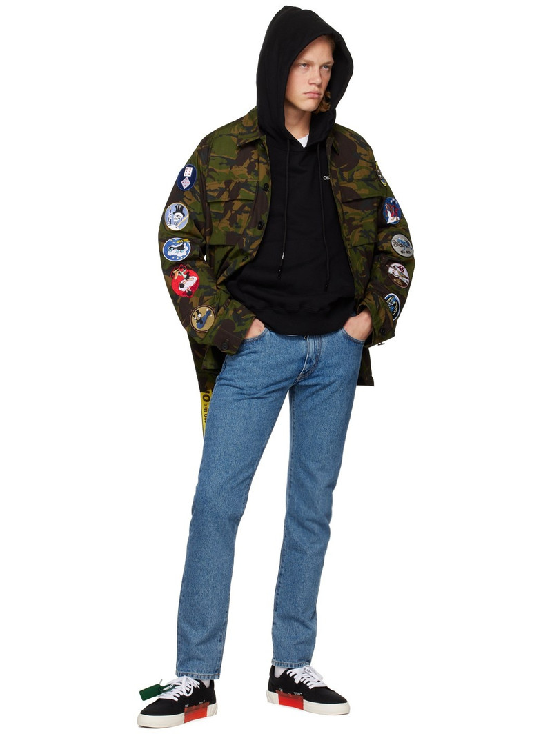 Off-White diagonal-stripe 데님 청바지 outlook
