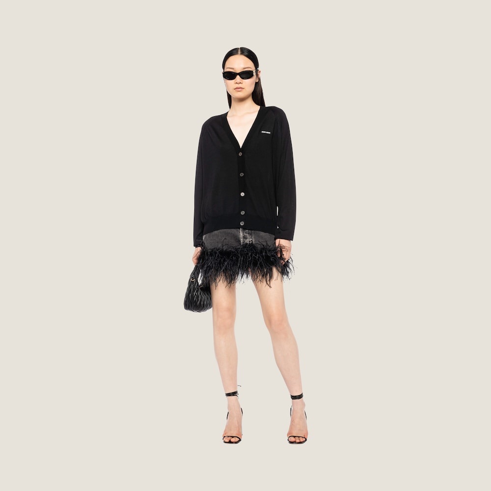 Cashmere and silk cardigan - 2