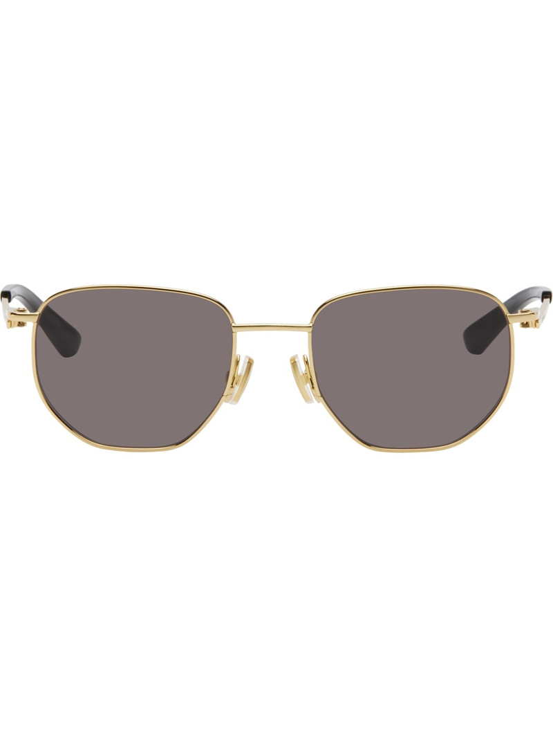 Gold Split Metal Sunglasses 1