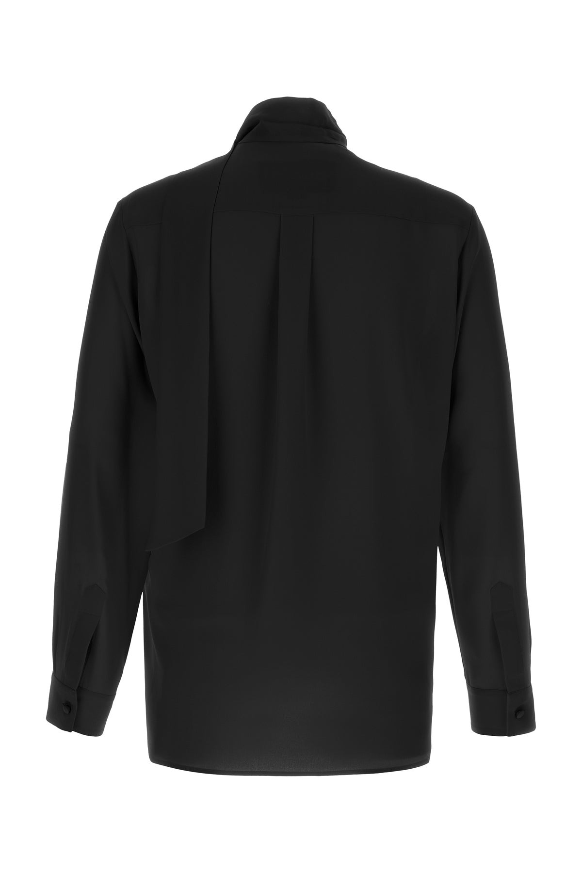 Black crepe shirt - 2