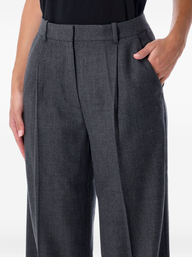 pleated wide-leg trousers 3