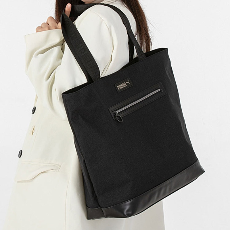PUMA PUMA Prime Classic Shopper Handbag 'Black White' 078741-01 outlook