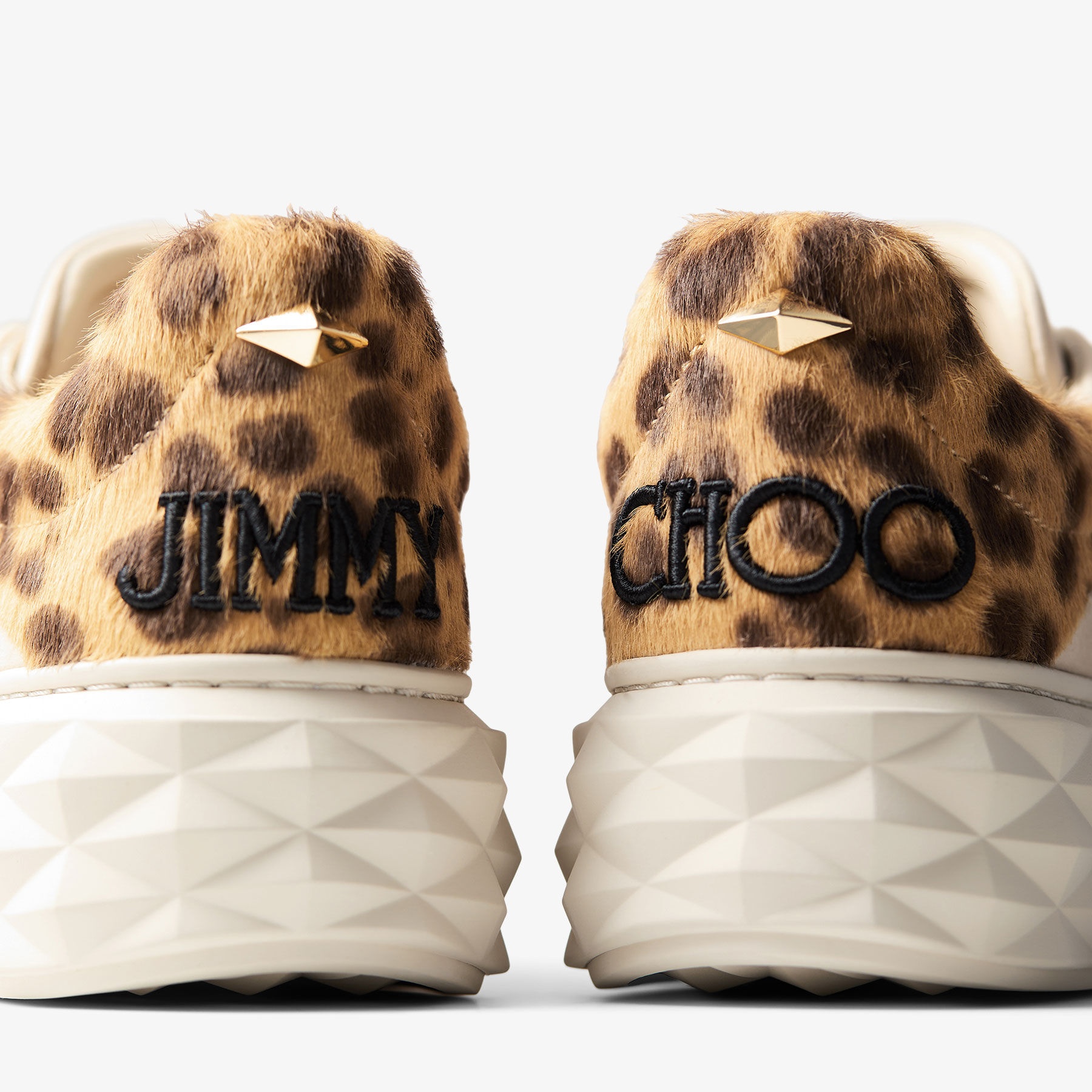 Diamond Maxi/F II
Chalk Leopard Print Leather Trainers - 4