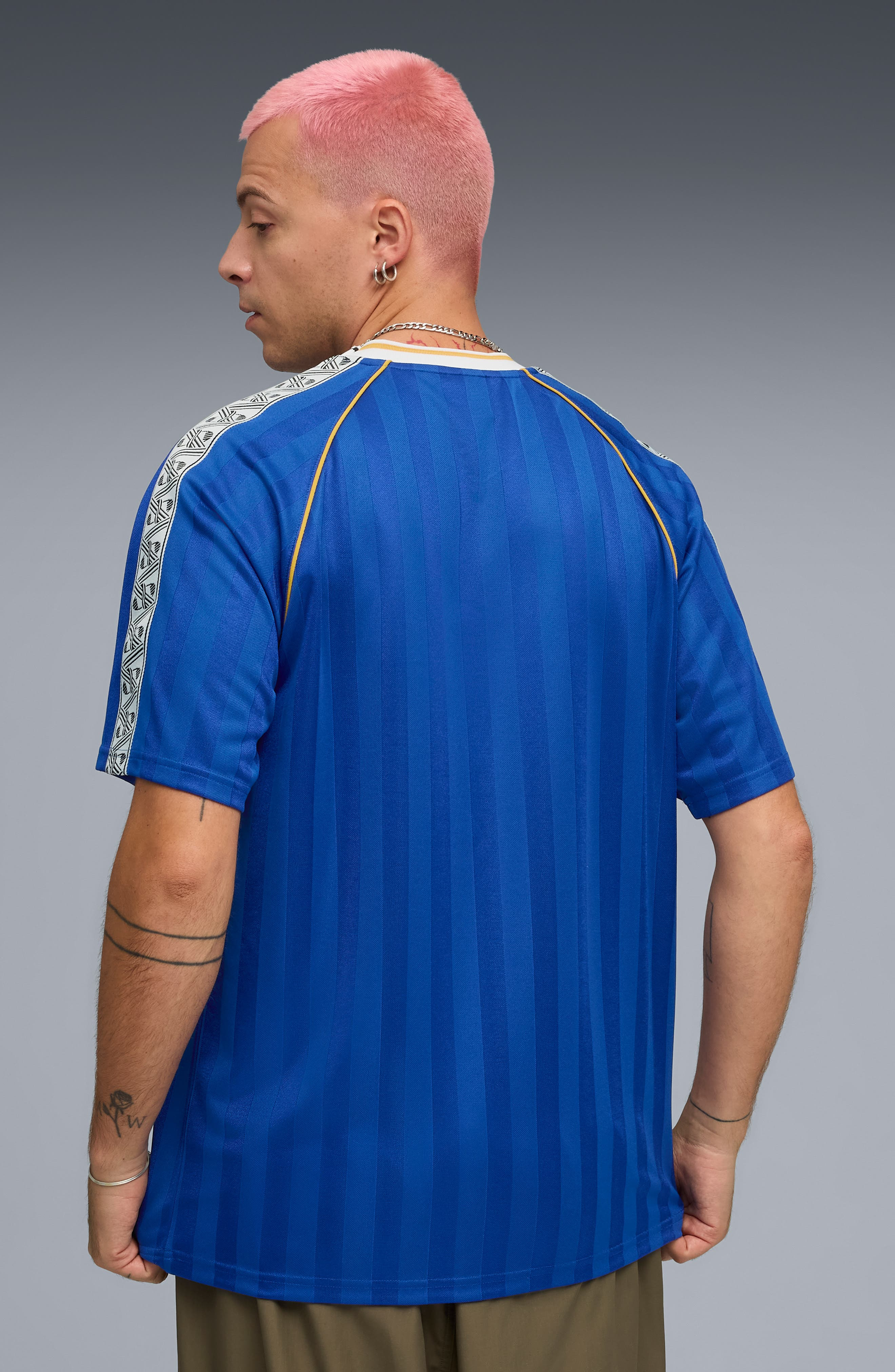 PUMA x KING Relaxed Football Jersey in Mountain Blue at Nordstrom - 3
