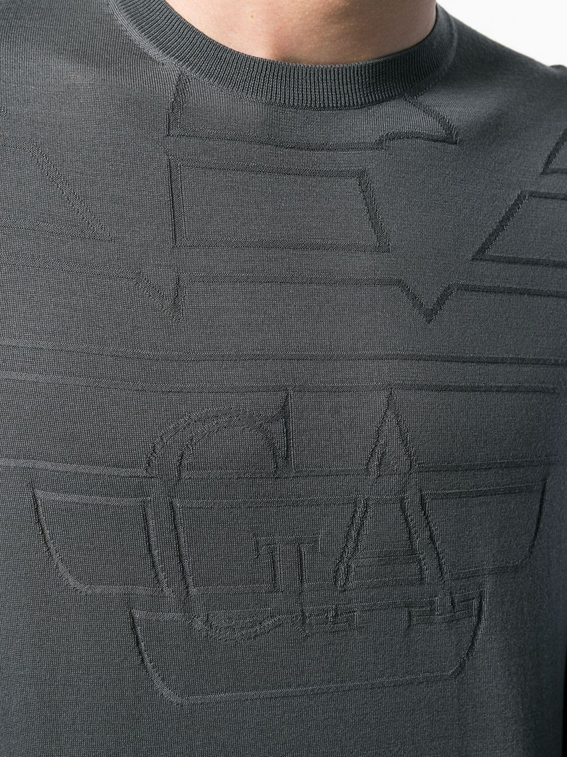logo embroidered sweater 5