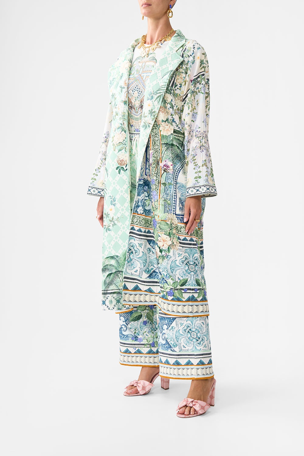 FLEECE TRENCH COAT - 4