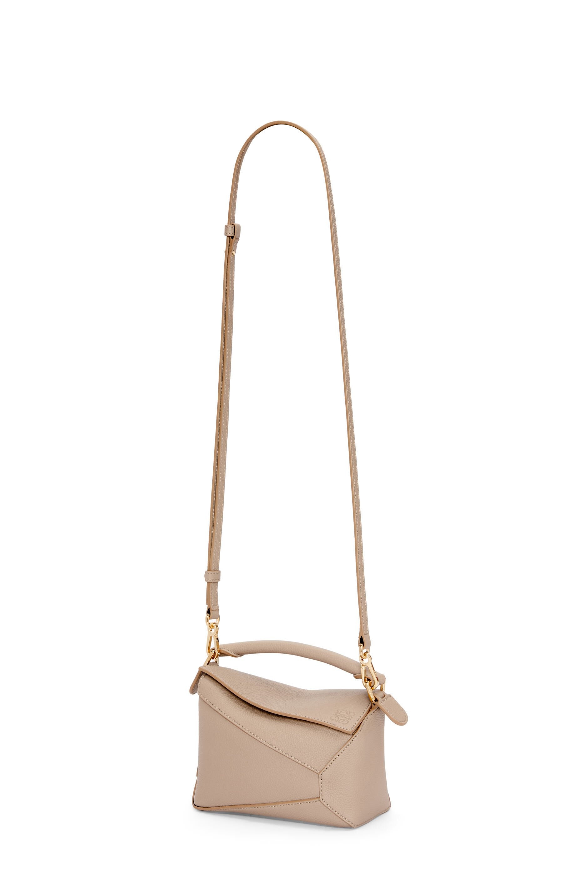 Small Puzzle bag in soft grained calfskin Sand - LOEWE