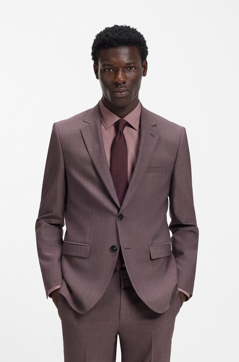 TWO-PIECE EXTRA-SLIM-FIT SUIT IN WOOL-BLEND POPLIN 2