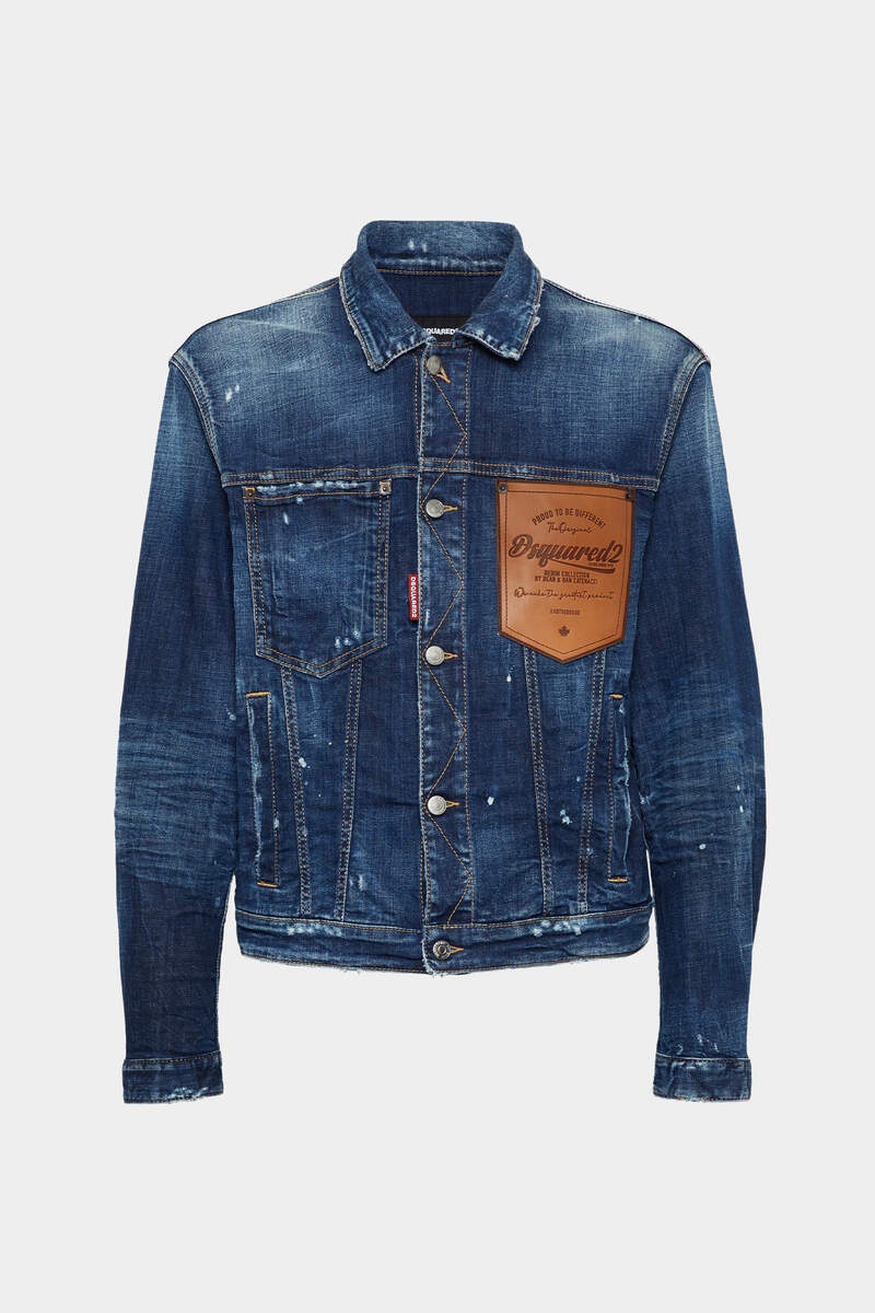 DARK PERFECT WASH OVER JEAN JACKET - 1