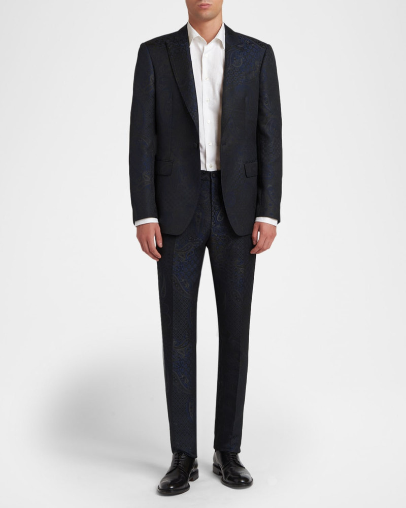 Etro Men's Tone on Tone Button-Front Shirt outlook