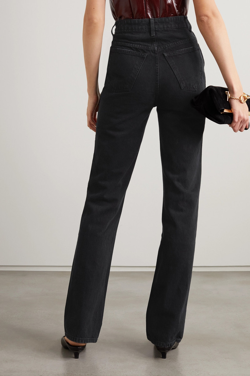 high-rise straight-leg 청바지 4