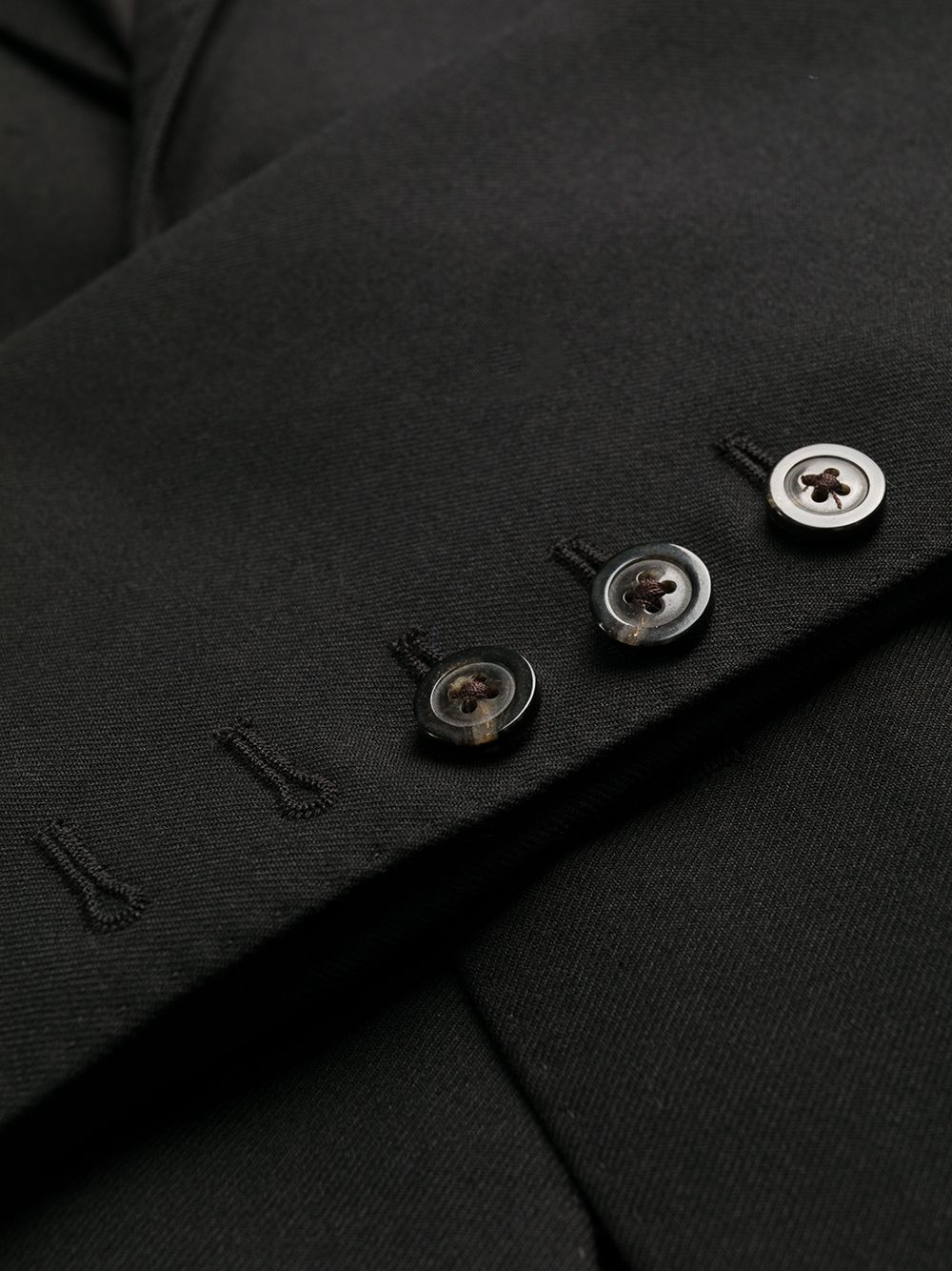 single-breasted fitted coat - 7