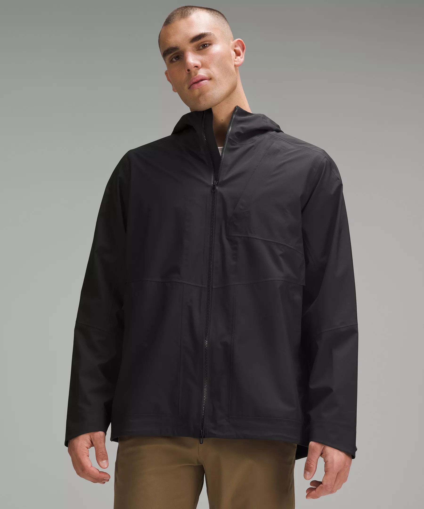 Waterproof Full-Zip Rain Jacket - 1