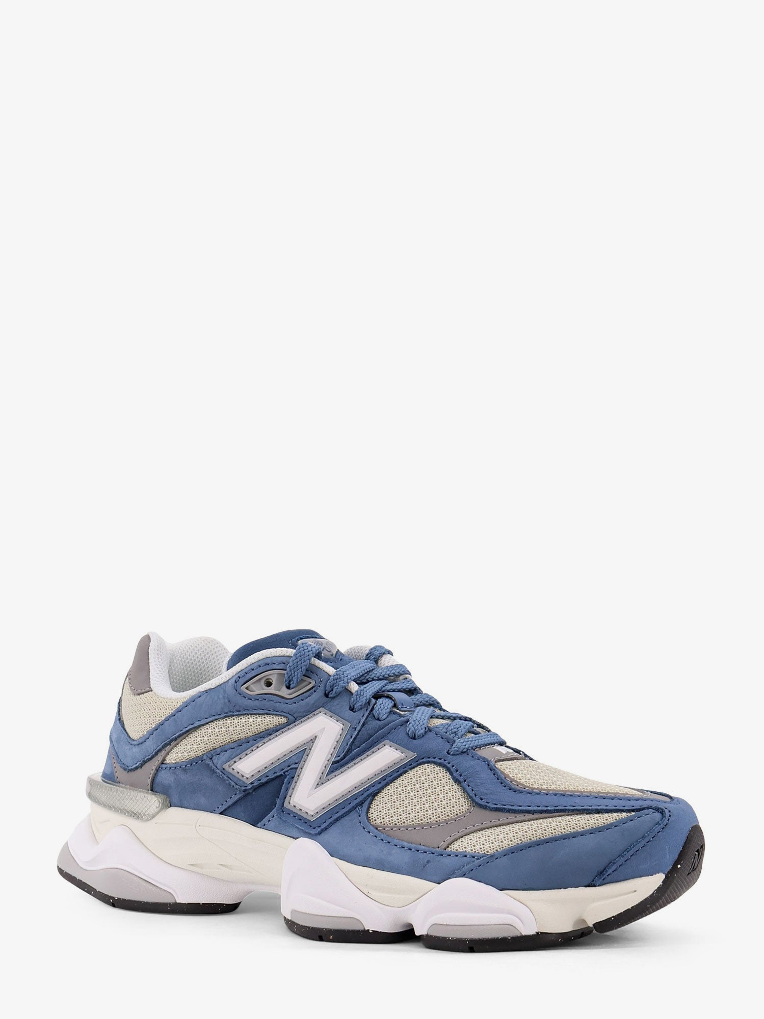 9060 MESH LOW-TOP SNEAKERS WITH SUEDE INSERTS - 2
