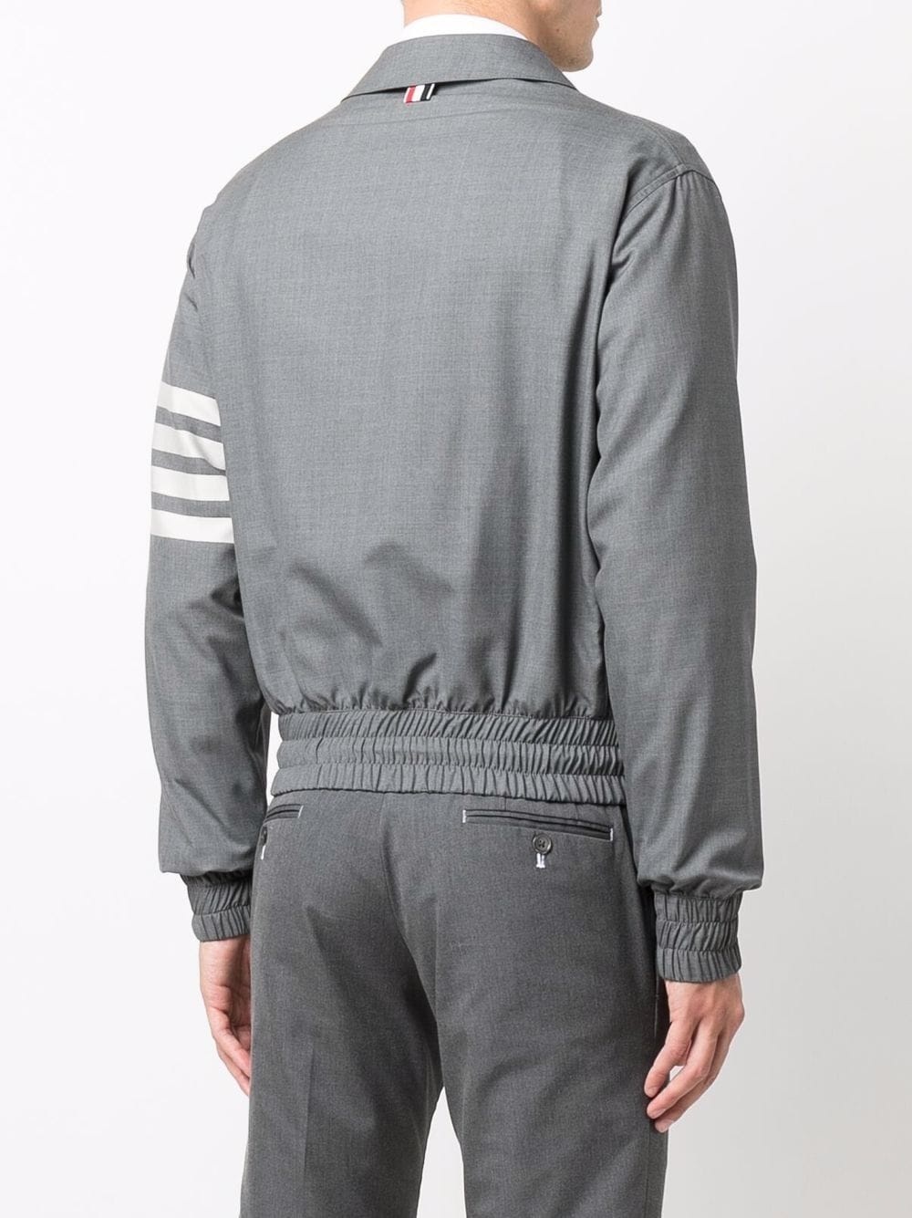 4-Bar stripe bomber jacket - 4