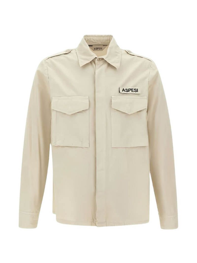 logo-patch shirt 1
