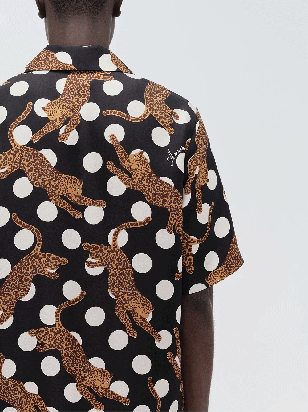 Leopard Polka Dots Bowling Shirt - 7