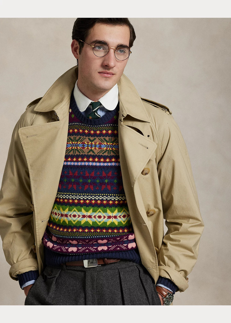 Fair Isle Cotton-Blend Sweater 5