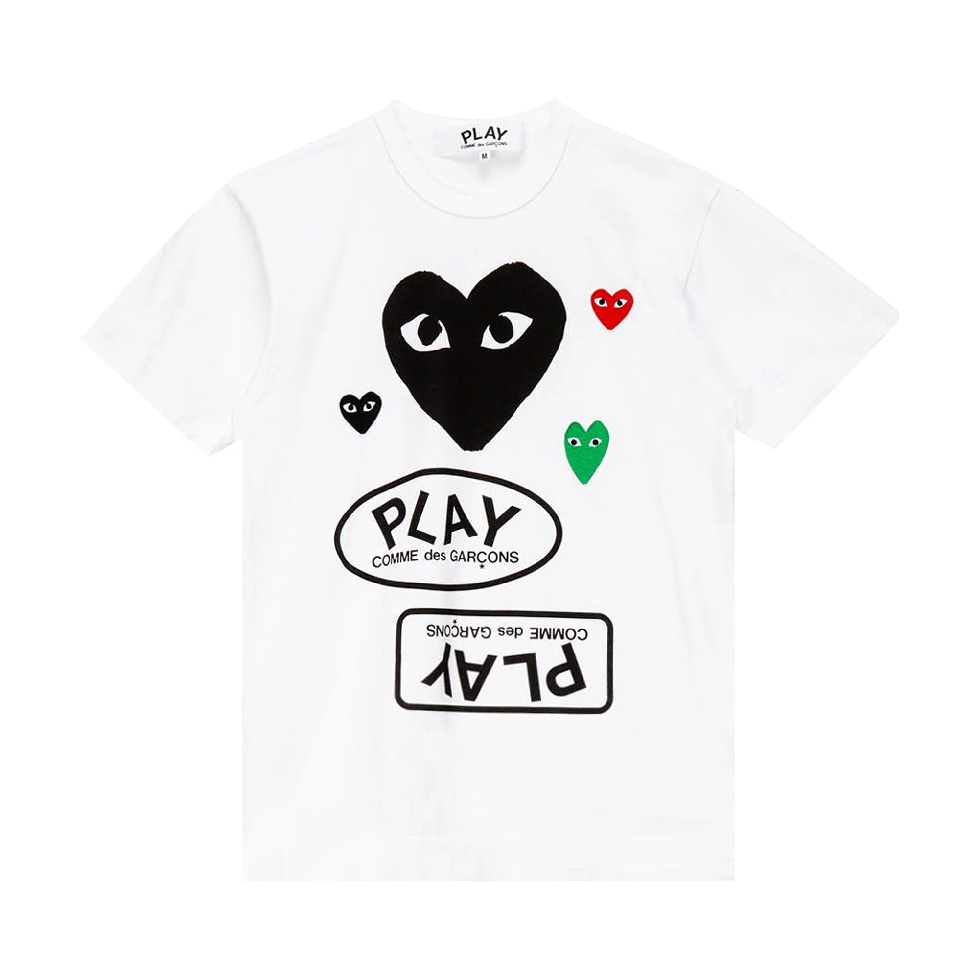 Comme des Garçons PLAY Miscellaneous Logo T-Shirt 'White' - 1
