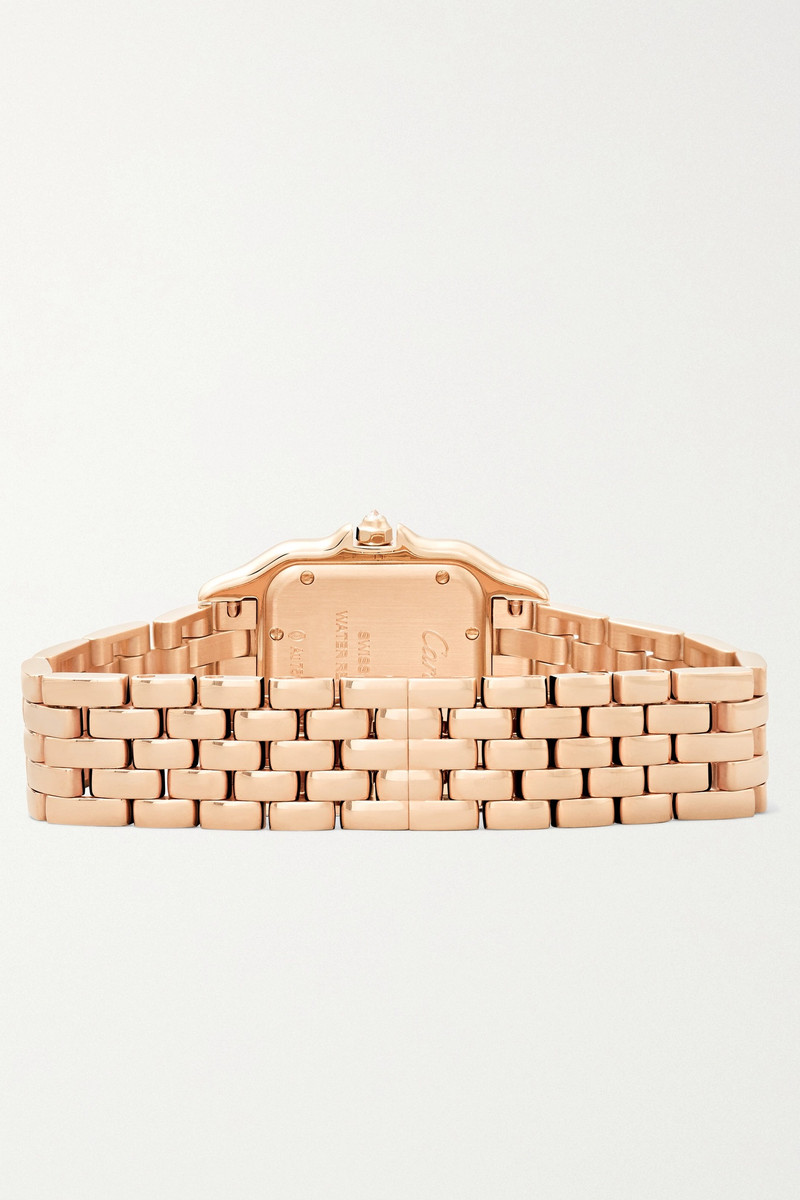 Panthère de Cartier medium 27mm 18-karat pink gold and diamond watch 6