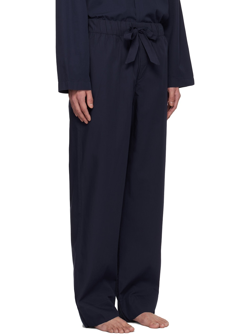 Navy Poplin Pyjama Pants - 2
