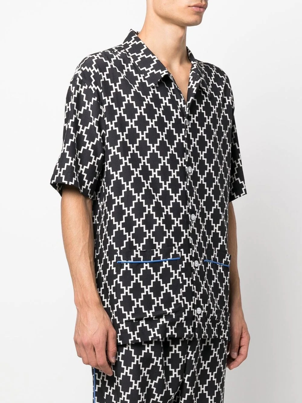 logo-print short-sleeved shirt - 3