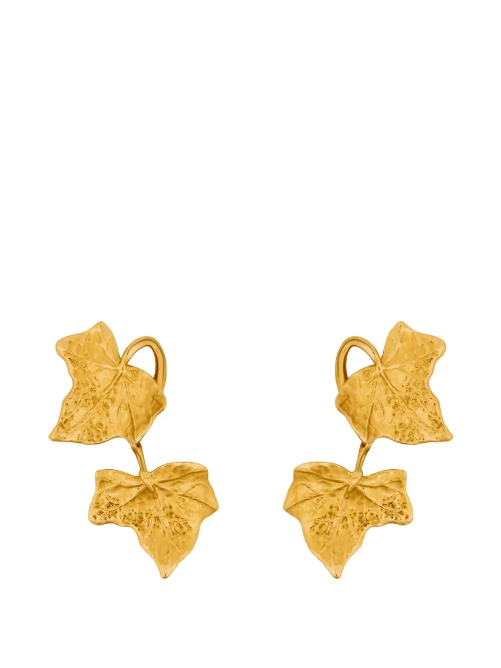 leaf drop earrings - 1