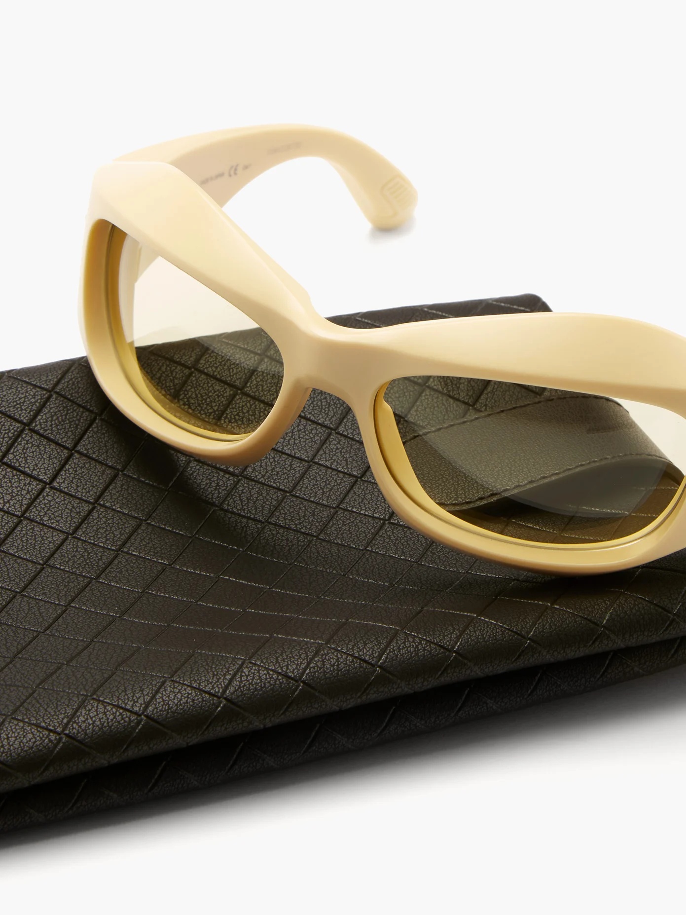 Oval acetate sunglasses - 5