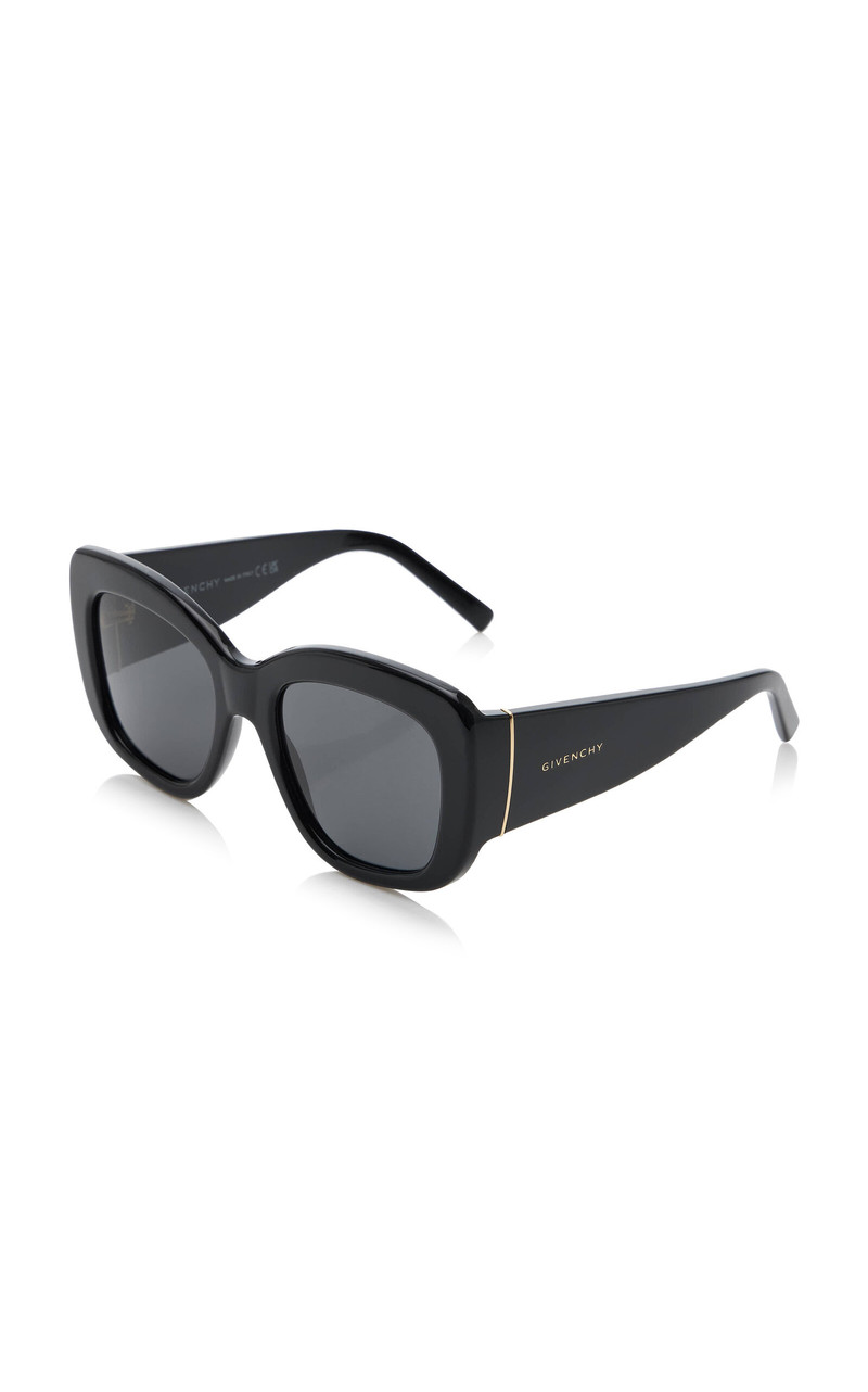 Givenchy Bold Square-Frame Acetate Sunglasses black outlook