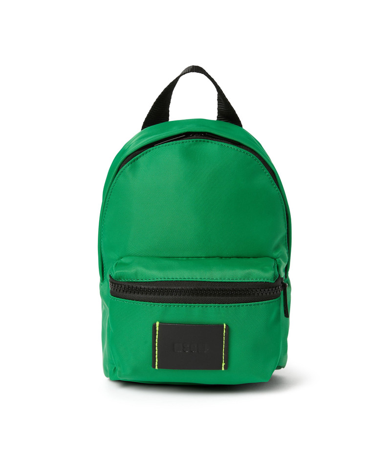 MSGM signature nylon mini backpack 1