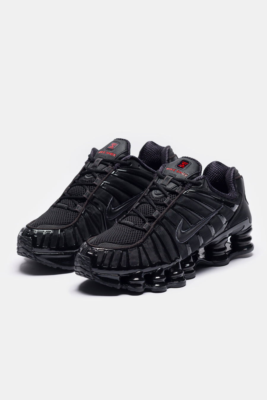 Shox TL Sneaker in Black/Black/Metallic Hematite/Max Orange - 3
