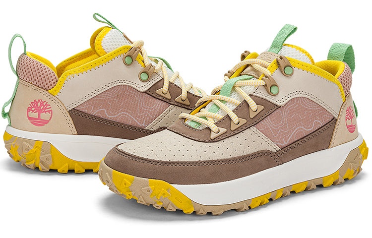 (WMNS) Timberland GreenStride Motion 6 Leather and Fabric Low Hiker 'Medium Beige Nubuck' A5Z5MW - 5