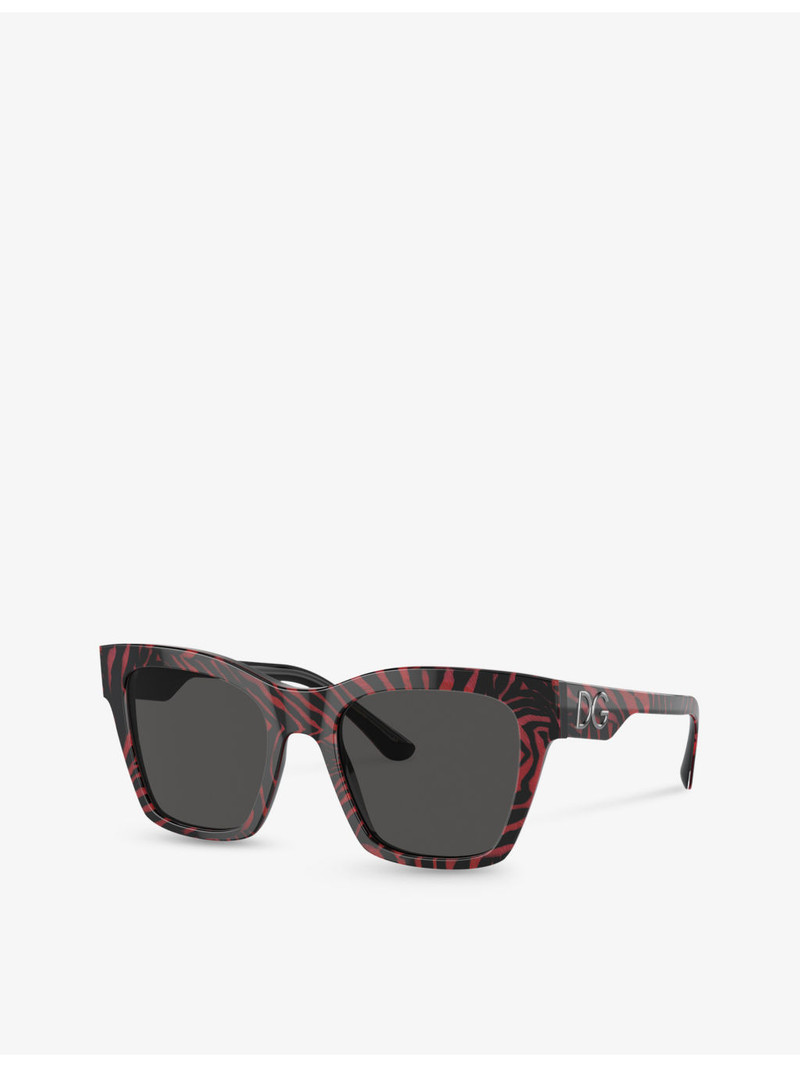 Dolce & Gabbana DG4384 square-frame acetate sunglasses outlook