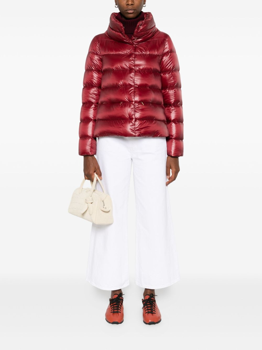 quilted high-neck padded jacket - 2