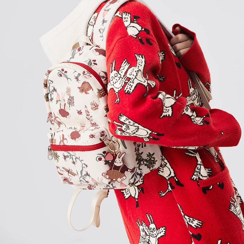 (WMNS) Li-Ning Year of The Rabbit Backpack 'Beige' ABST025-2 - 3