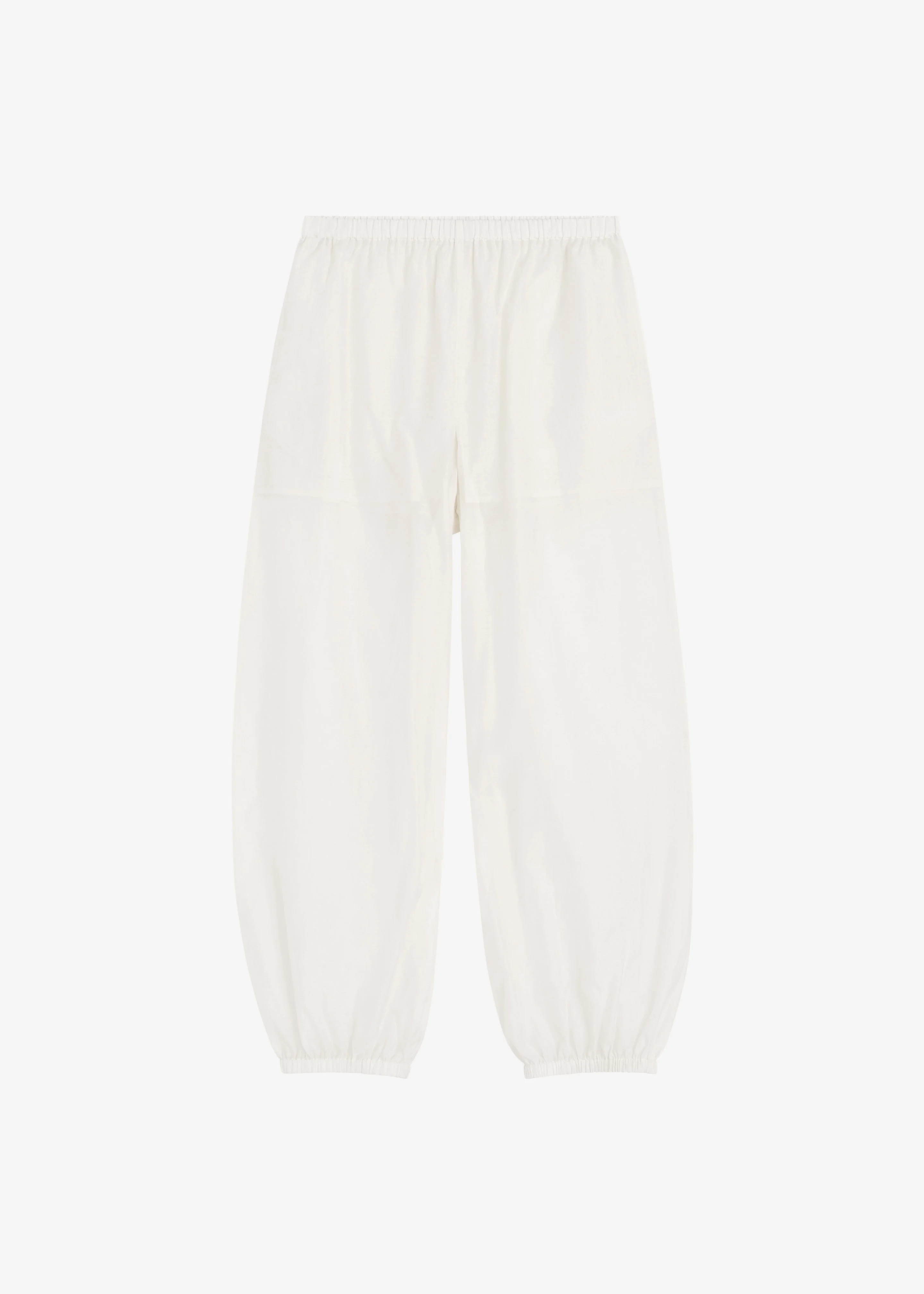 By Malene Birger Lumas Silk Organza Trousers - Soft White - 1
