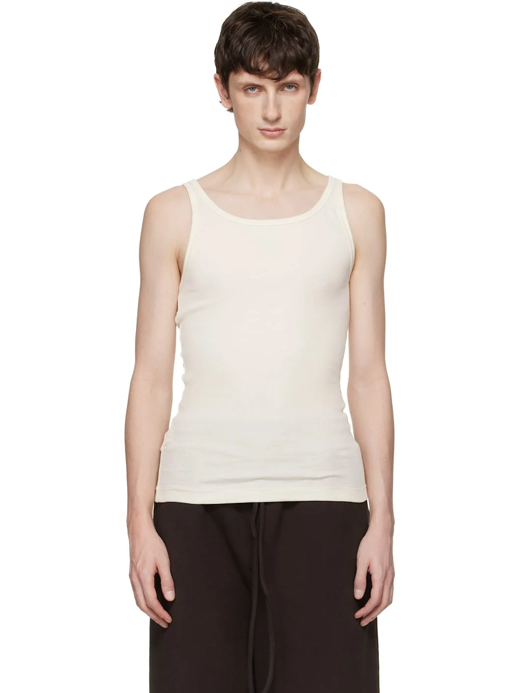 Three-Pack Multicolor Skims Cotton Rib Tank Tops - 1