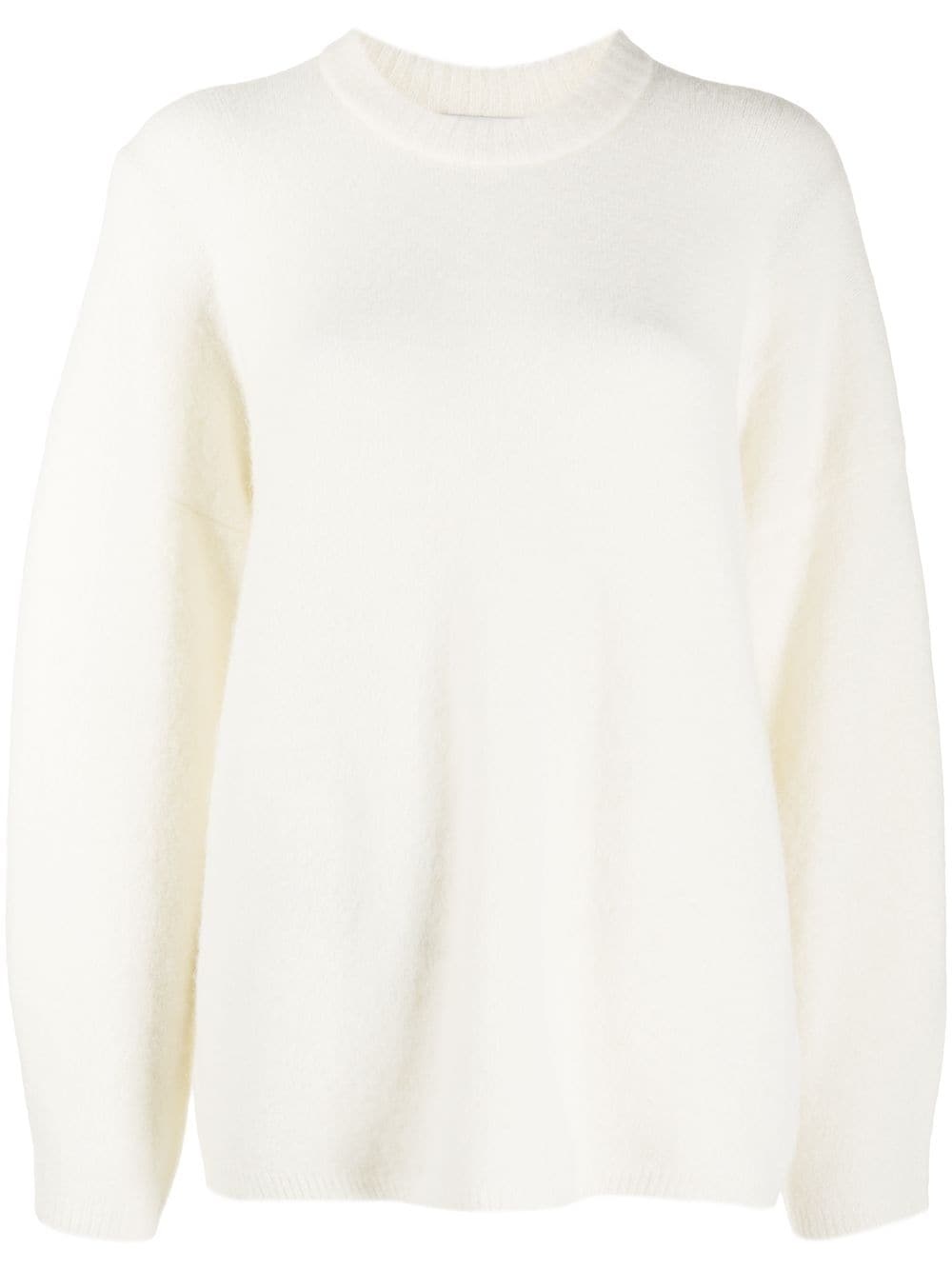 oversized round neck jumper - 1